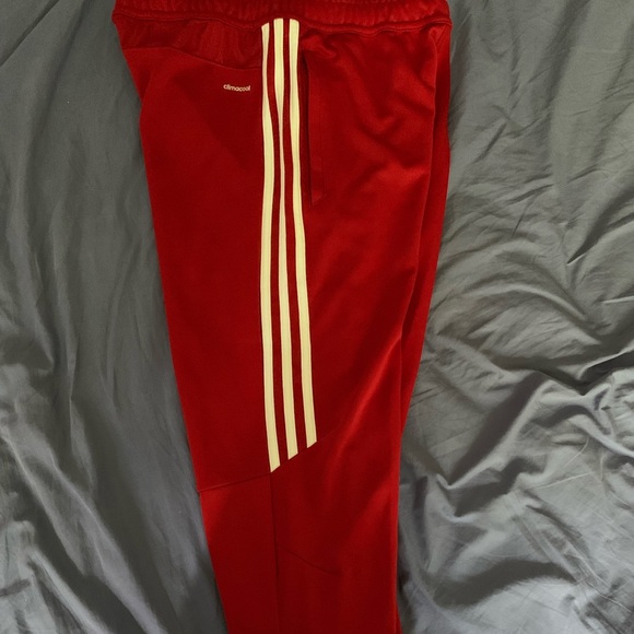Adidas red track pants - Picture 1 of 3